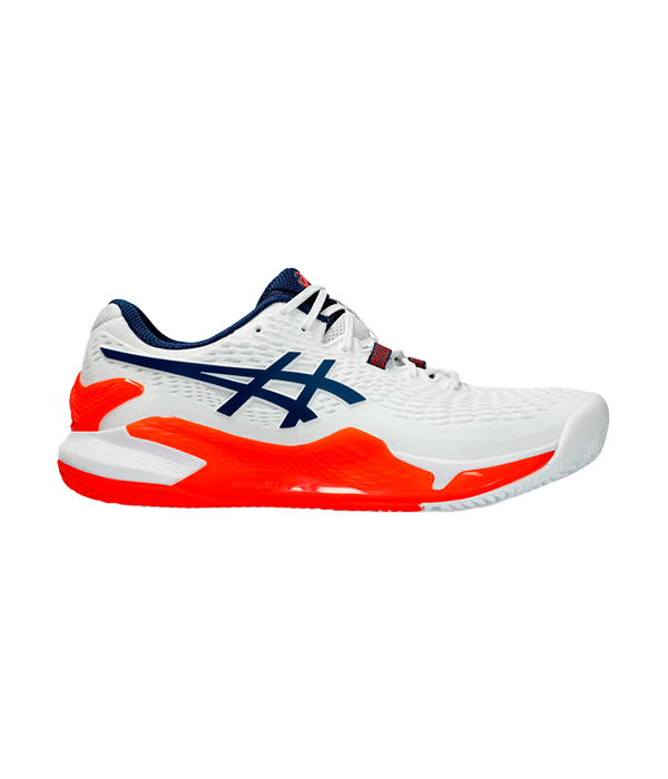 Zapatillas Asics Gel-Resolution 9 Clay Blanco/Naranja 2024