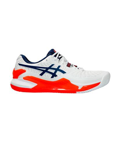 Zapatillas Asics Gel-Resolution 9 Clay Blanco/Naranja 2024