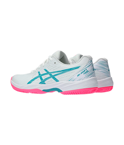 Zapatillas Asics Gel-Game 9 Padel Women Blanco/Rosa