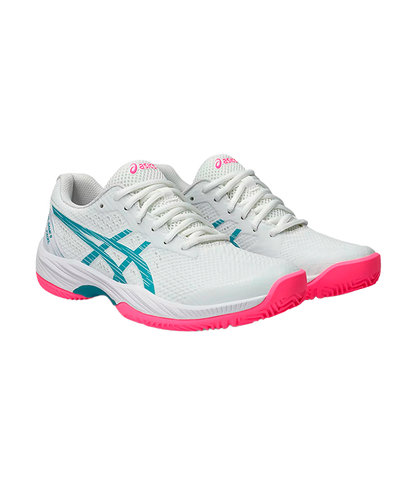 Zapatillas Asics Gel-Game 9 Padel Women Blanco/Rosa