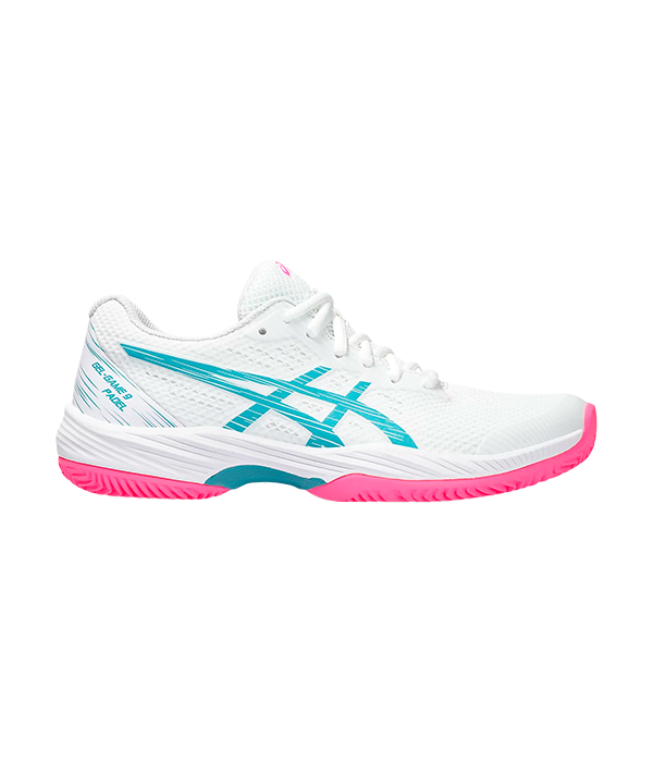 Zapatillas Asics Gel-Game 9 Padel Women Blanco/Rosa