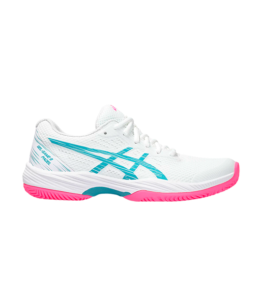 Zapatillas Asics Gel-Game 9 Padel Women Blanco/Rosa