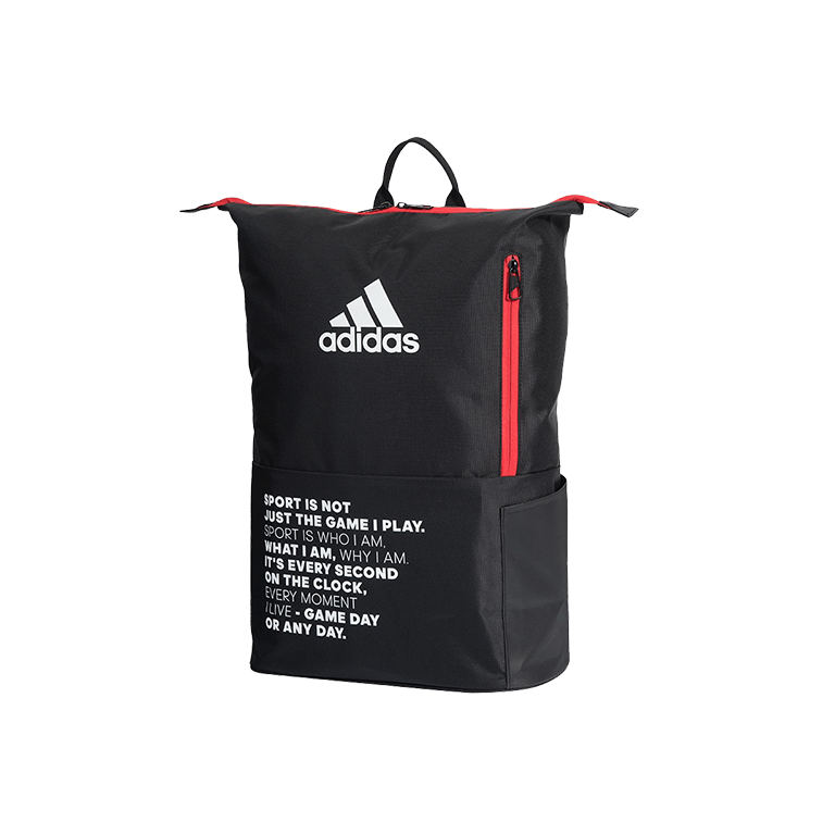 Mochila Adidas Multigame 2.0 Negro/Rojo