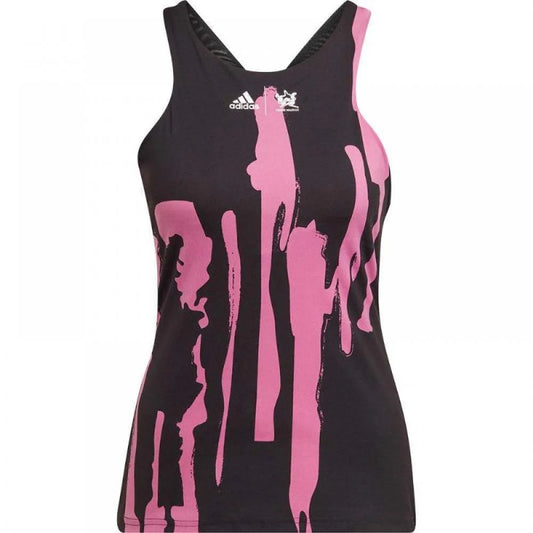 T-shirt Adidas New York Noir Lilas Pulse