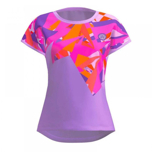 Bidi Badu Spike Capsleeve Lilas Rose T-shirt Femme