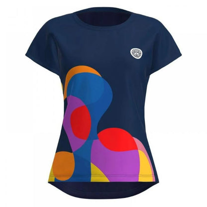 Bidi Badu Twiggy Capsleeve Bleu Foncé Mix T-shirt Femme