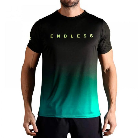 T-shirt Endless Ace Degrade Noir Pétrole