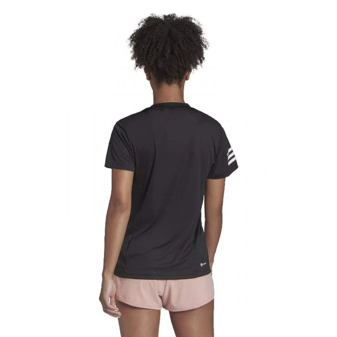 T-shirt Adidas Club manche courte noir femme