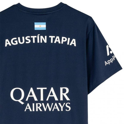 Nox Agustin Tapia sponsorise le T-shirt AT10 Bleu Fonc? 2024