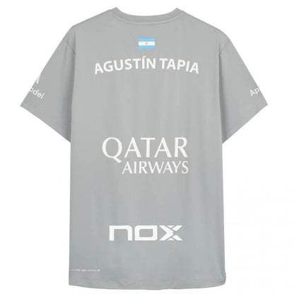 T-shirt Nox Agustin Tapia Sponsors AT10 Gris 2024