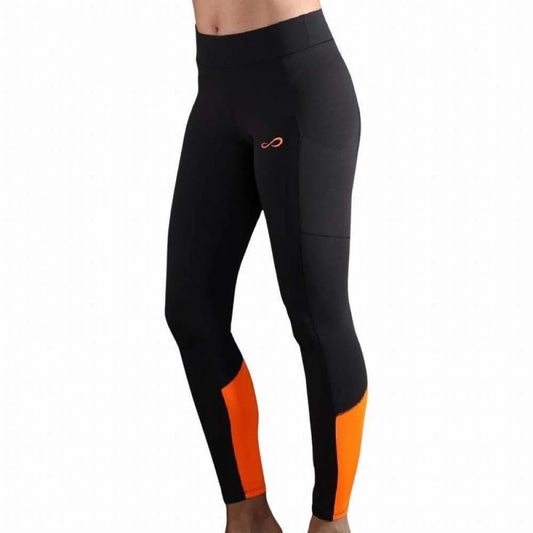 Collant Endless Lift Noir Orange