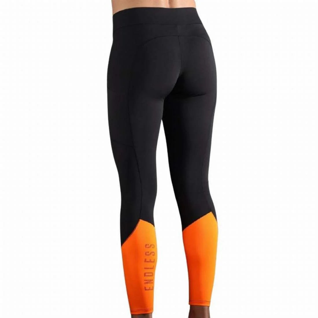 Collant Endless Lift Noir Orange