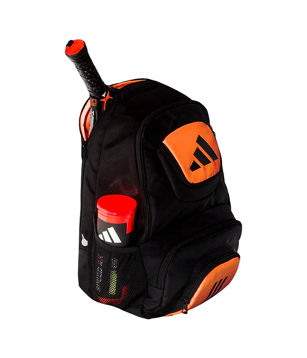 Mochila Adidas ProTour Negro/Naranja 2023