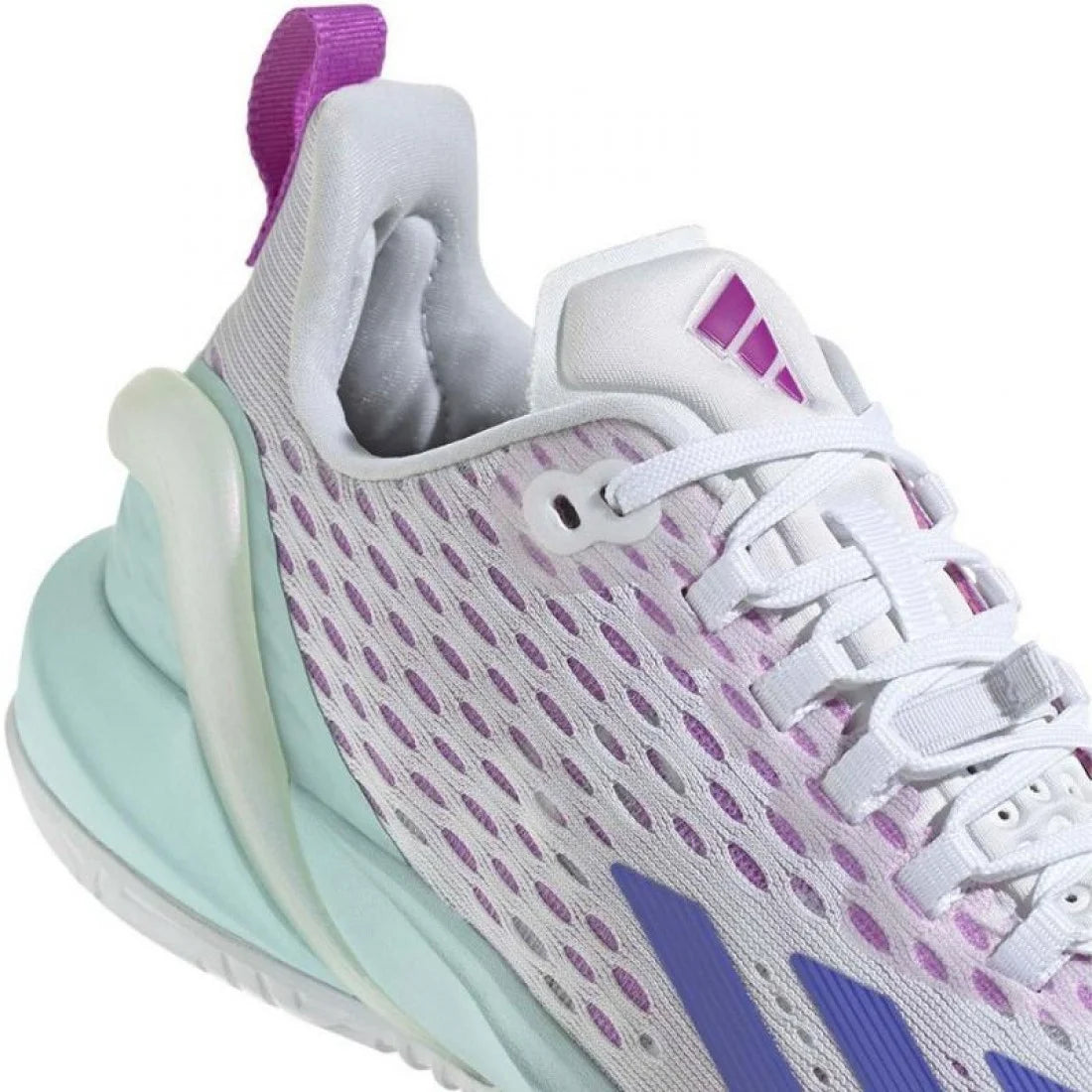 Adidas Adizero Cybersonic Blanc Bleu Aqua Baskets Femme