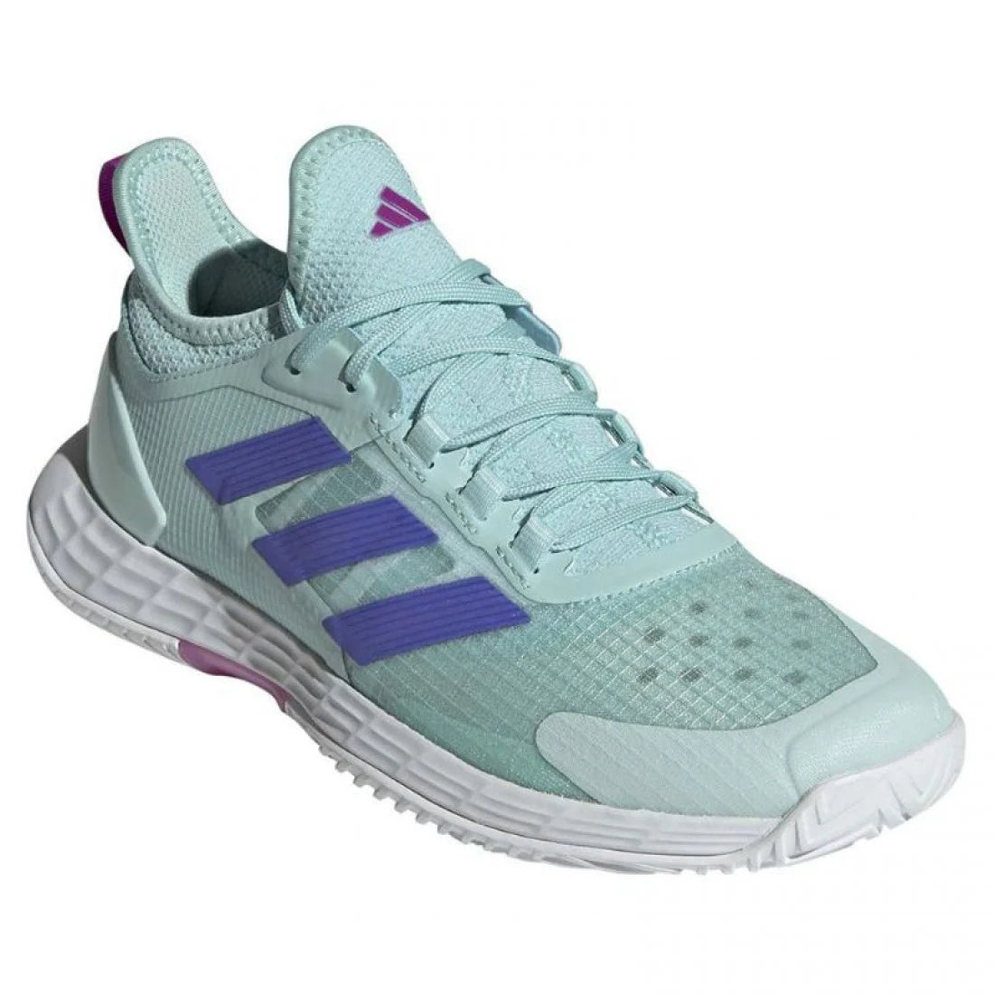 Adidas Adizero Ubersonic 4.1 Violet Bleu Baskets Femme