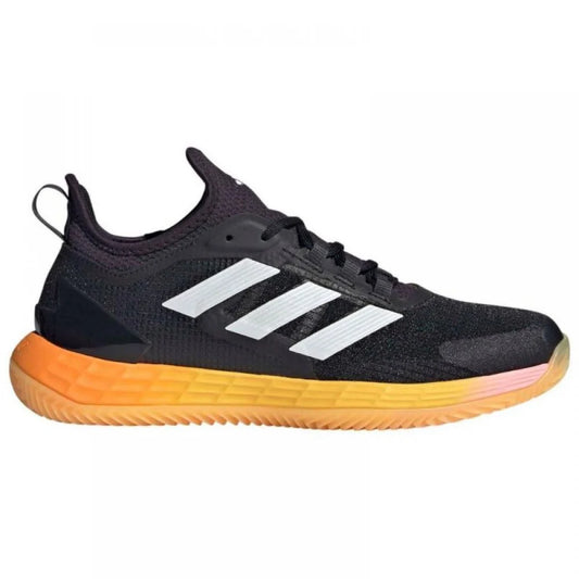 Chaussures Femme Adidas Adizero Ubersonic 4.1 Terre Battue Noir Argent Orange