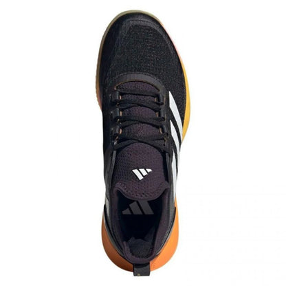 Chaussures Femme Adidas Adizero Ubersonic 4.1 Terre Battue Noir Argent Orange