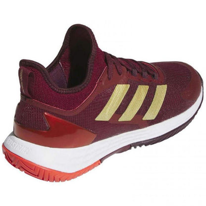 Adidas Adizero Ubersonic 4.1 Baskets en or rouge