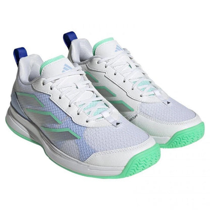 Baskets Femme Adidas AvaFlash Blanc Menthe Argente