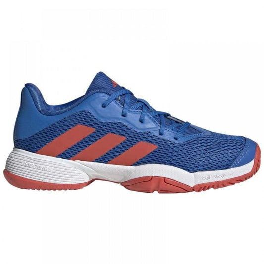 Baskets Adidas Barricade Bleu Royal Rouge Junior