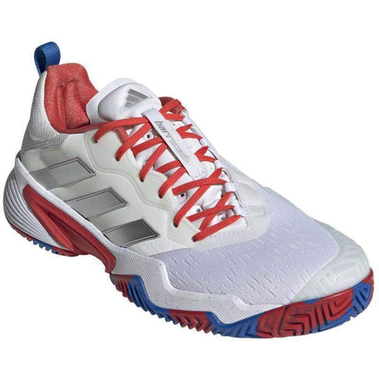 Zapatillas Adidas Barricade Blanco Azul Rojo