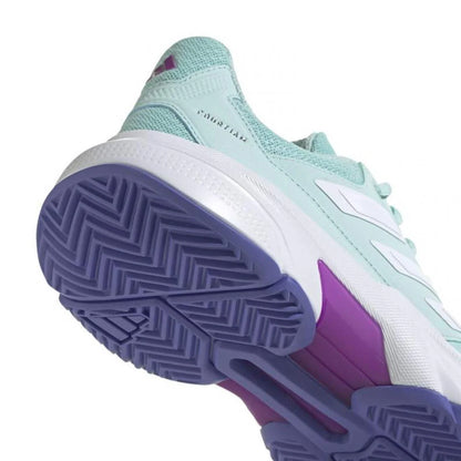 Baskets Femme Adidas CourtJam Control 3 Aqua White