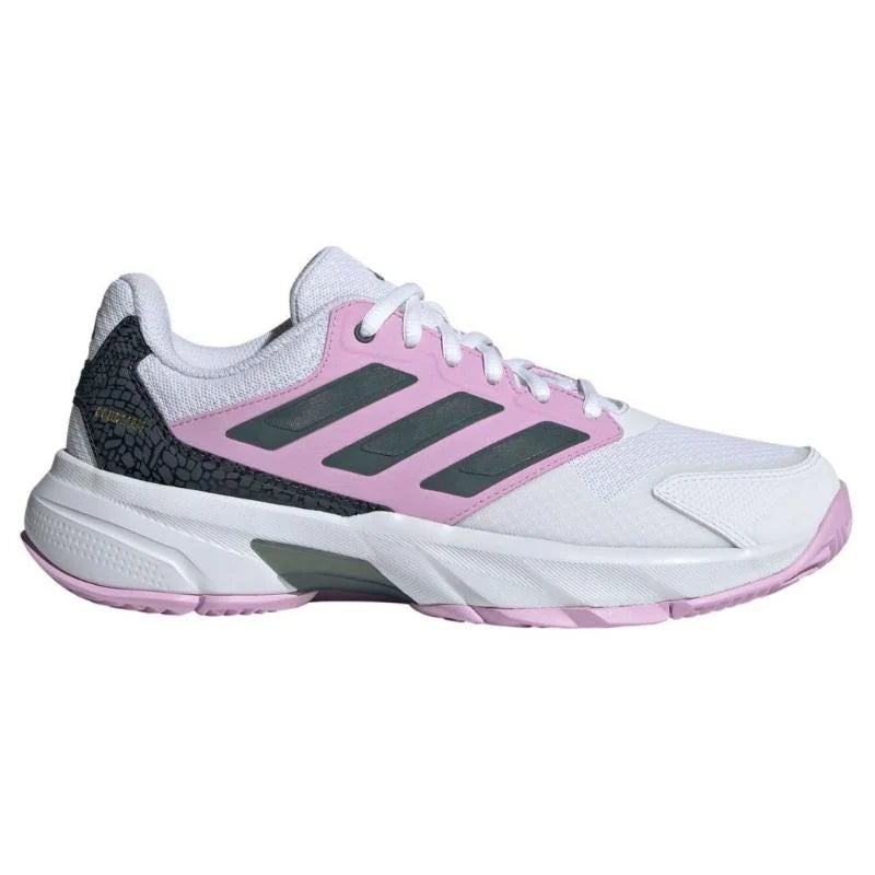 ZAPATILLAS ADIDAS COURTJAM CONTROL 3 BLANCO NEGRO LILA MUJER