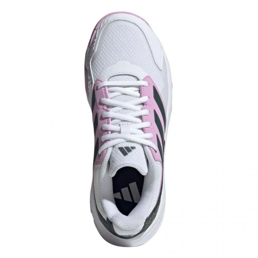 Chaussures Femme Adidas CourtJam Control 3 Blanc Noir Lilas