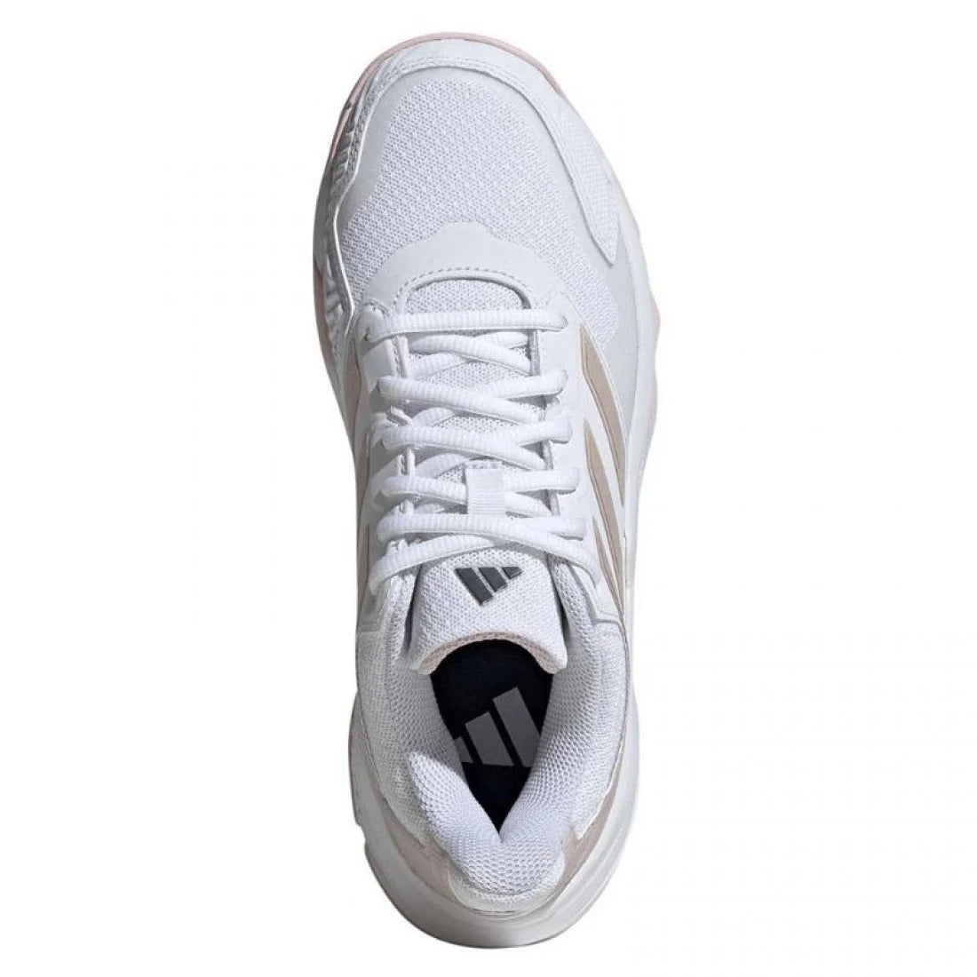 Baskets Femme Adidas CourtJam Control 3 Blanc Rose