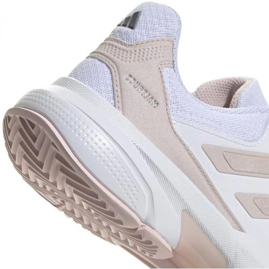 Baskets Femme Adidas CourtJam Control 3 Blanc Rose