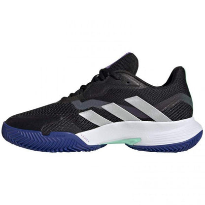 Adidas CourtJam Control Black Nucleo Silver Baskets pour femme