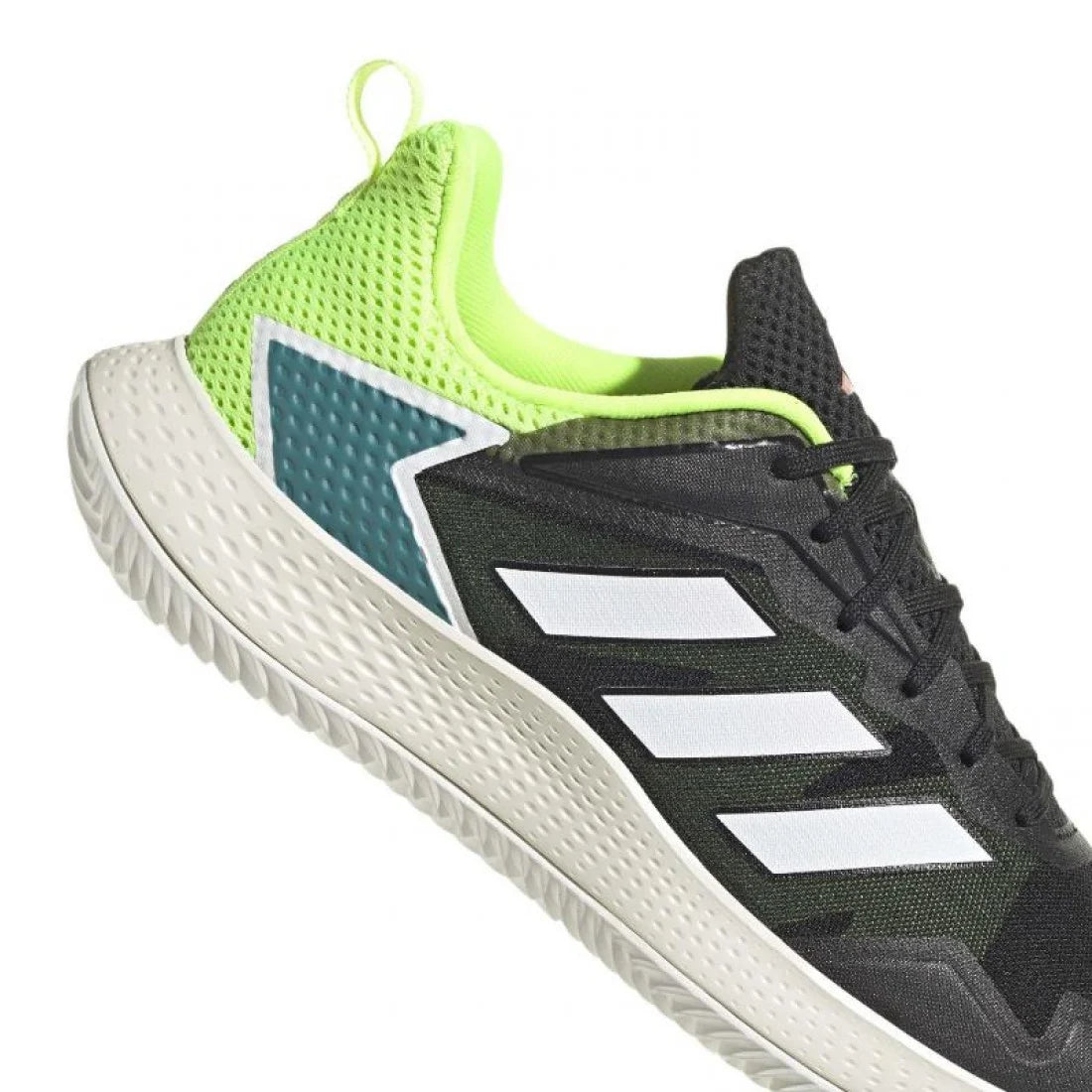 Adidas Defiant Speed Black White Fluor Baskets