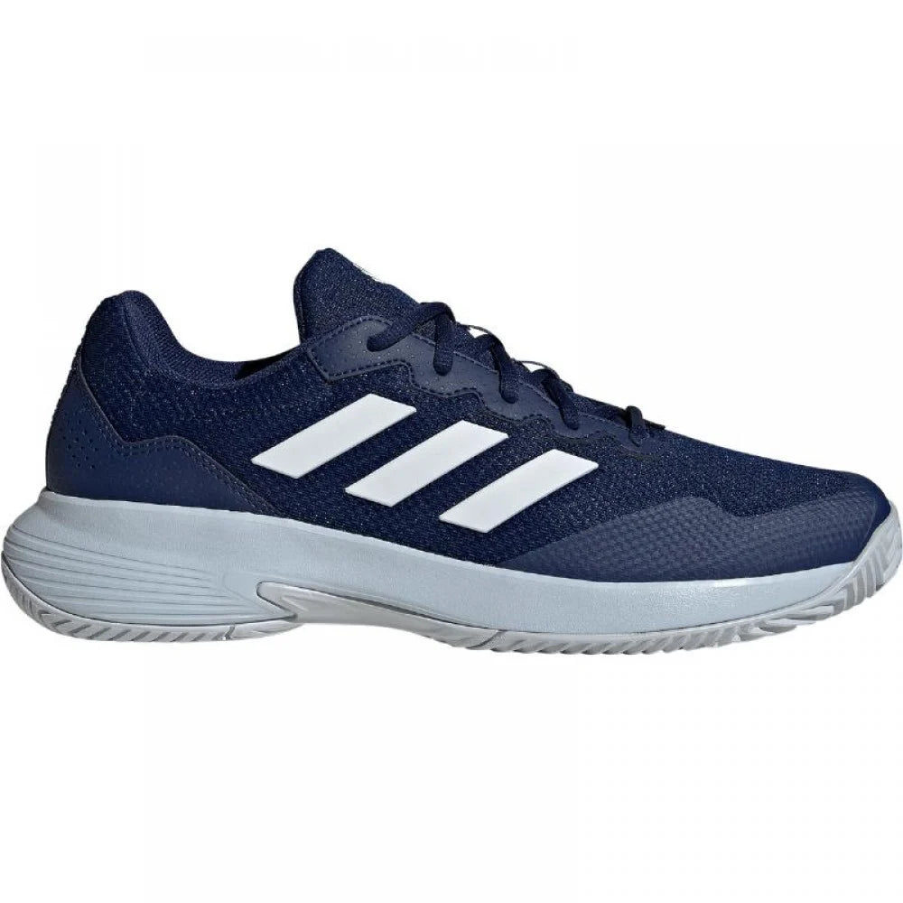 Baskets Adidas GameCourt 2.0 Bleu Fonce Blanc