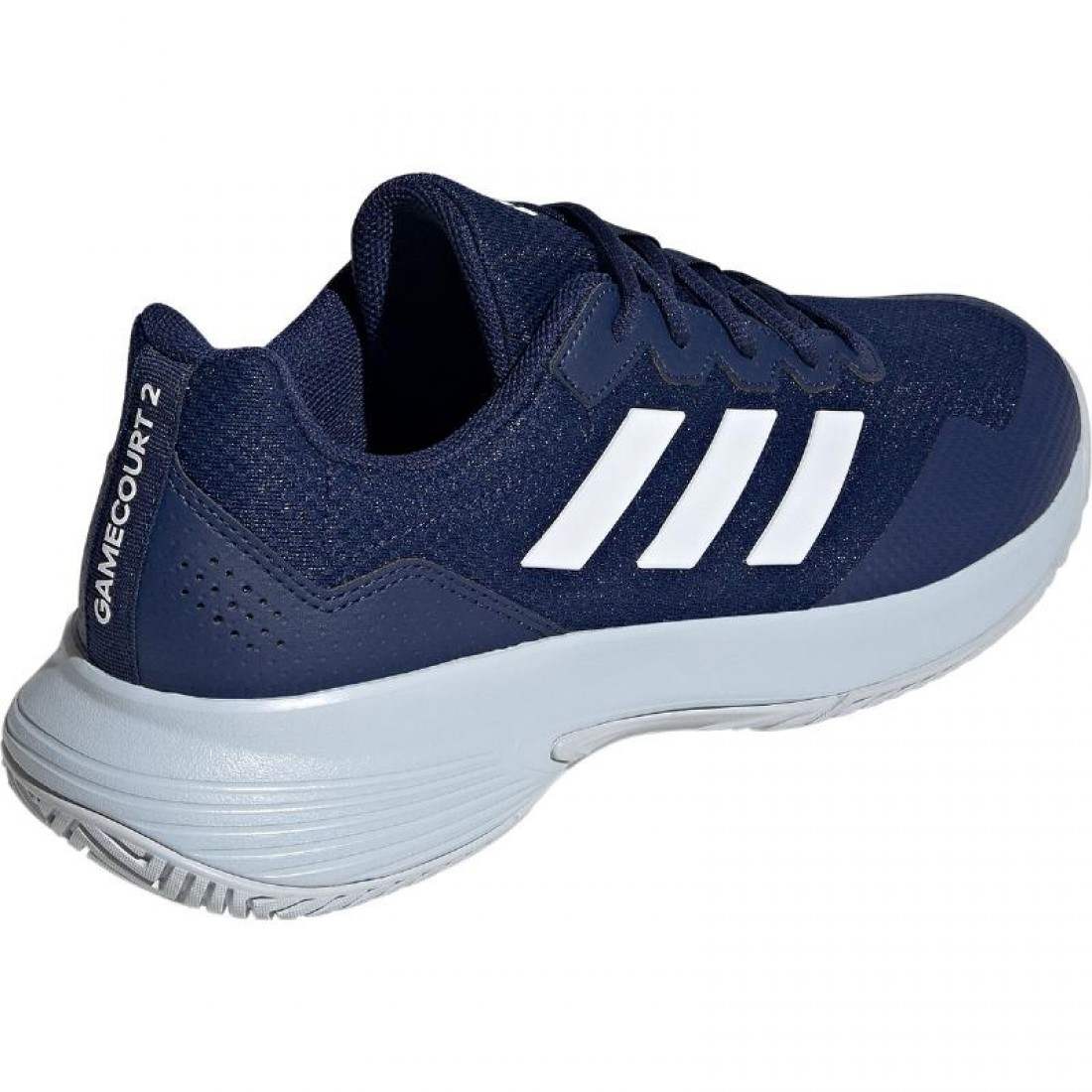 Baskets Adidas GameCourt 2.0 Bleu Fonce Blanc