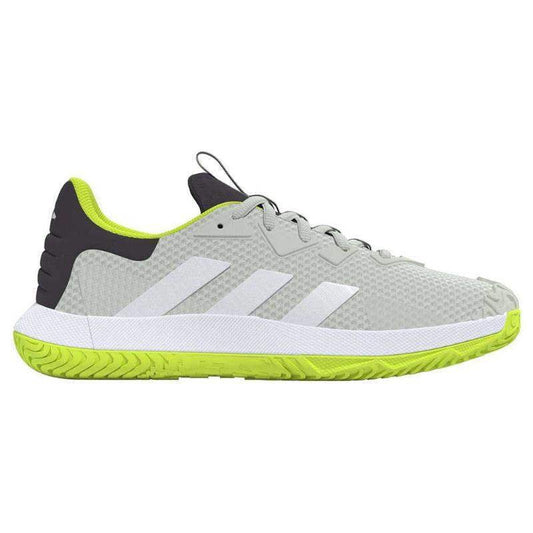 Zapatillas Adidas Solematch Control Blanco Verde Lima