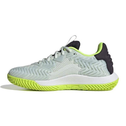 Zapatillas Adidas Solematch Control Blanco Verde Lima