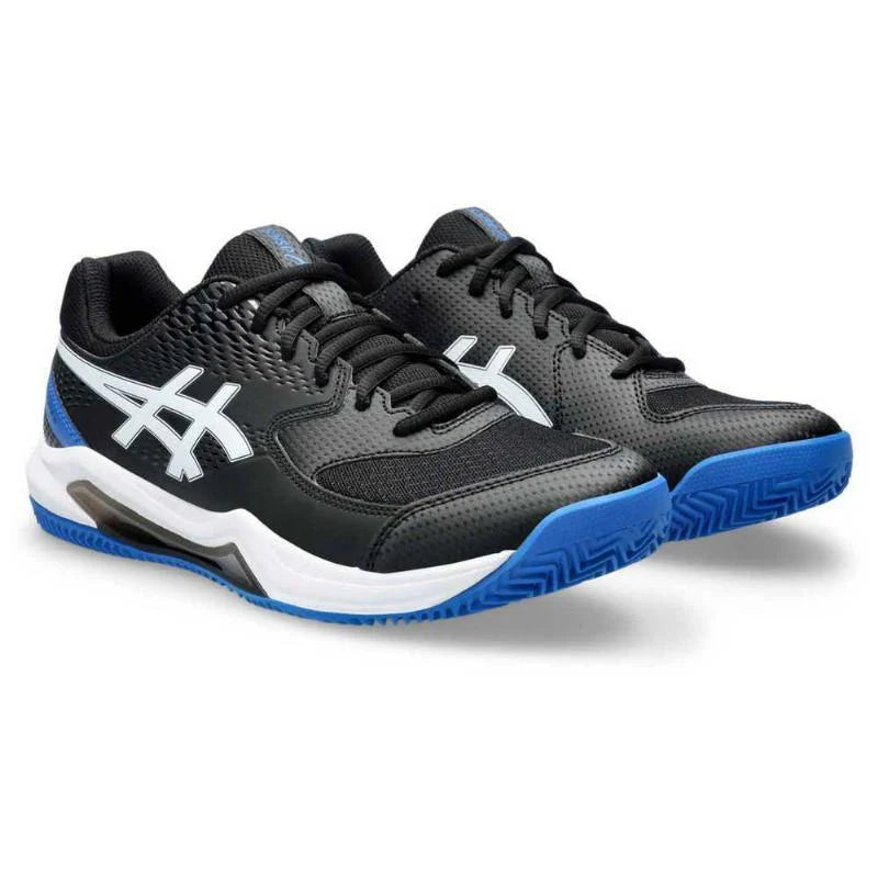 ZAPATILLAS ASICS GEL DEDICATE 8 CLAY NEGRO AZUL