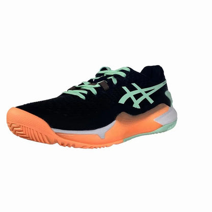 Zapatillas Asics MUJER Gel-Challenger 14 Padel Women Negro/Coral 2024