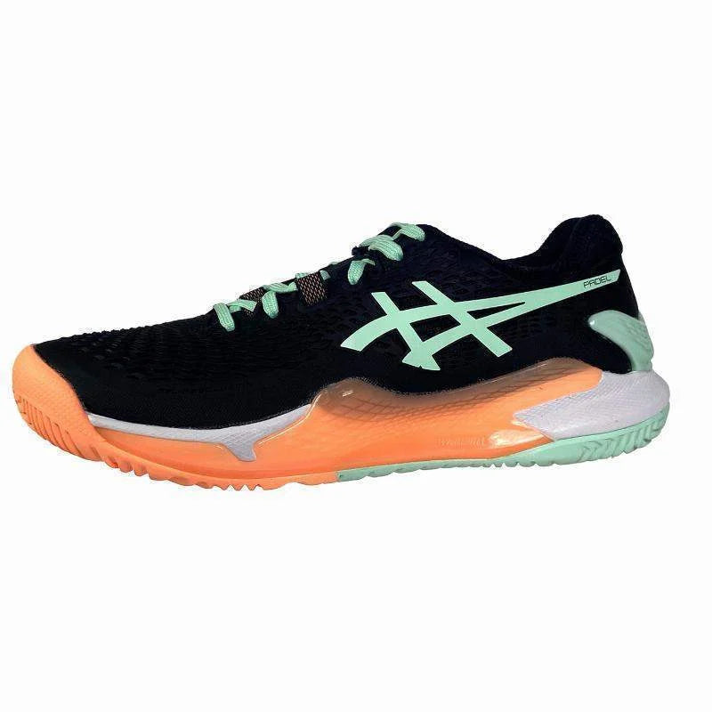 Zapatillas Asics MUJER Gel-Challenger 14 Padel Women Negro/Coral 2024