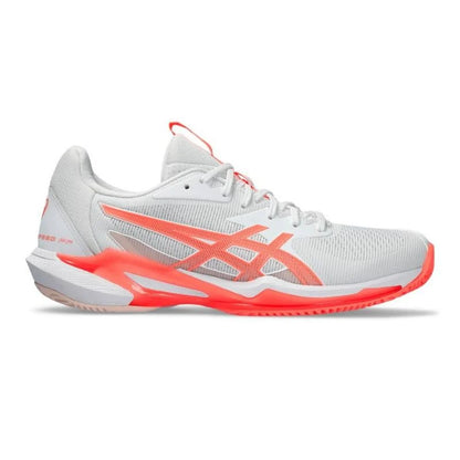 ZAPATILLAS ASICS SOLUTION SPEED FF 3 CLAY BLANCO CORAL MUJER