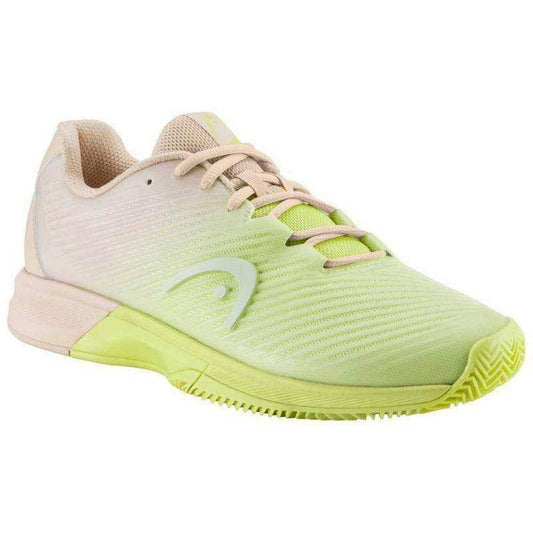 Zapatillas Head Revolt Pro 4.0 Clay Macadamia Lima Mujer