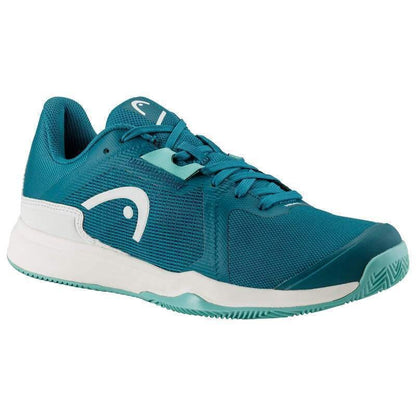 ZAPATILLAS HEAD SPRINT TEAM 3.5 CLAY AZUL STONE BLANCO MUJER